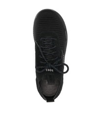 Chaussures de sport noires BOSS