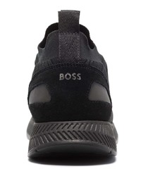 Chaussures de sport noires BOSS