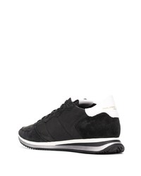 Chaussures de sport noires Philippe Model Paris