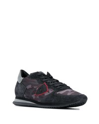 Chaussures de sport noires Philippe Model Paris