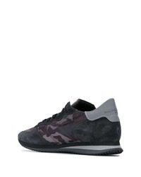 Chaussures de sport noires Philippe Model Paris