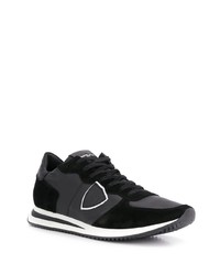 Chaussures de sport noires Philippe Model Paris