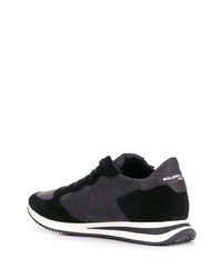 Chaussures de sport noires Philippe Model Paris