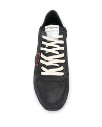 Chaussures de sport noires Philippe Model Paris