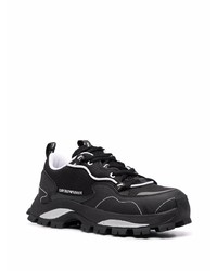 Chaussures de sport noires Emporio Armani