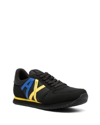 Chaussures de sport noires Armani Exchange