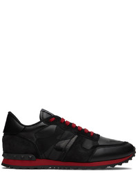 Chaussures de sport noires Valentino Garavani