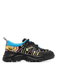 Chaussures de sport noires VERSACE JEANS COUTURE