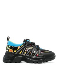 Chaussures de sport noires VERSACE JEANS COUTURE