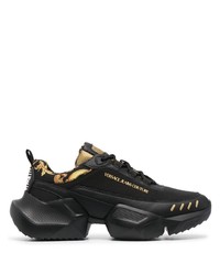 Chaussures de sport noires VERSACE JEANS COUTURE