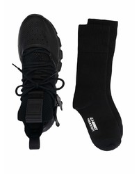 Chaussures de sport noires Neil Barrett