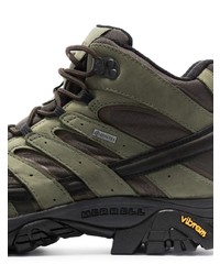 Chaussures de sport olive Merrell