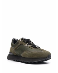 Chaussures de sport olive Givenchy