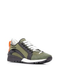 Chaussures de sport olive DSQUARED2