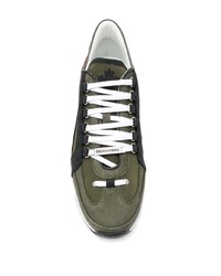 Chaussures de sport olive DSQUARED2