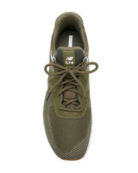 Chaussures de sport olive New Balance