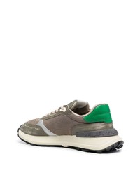 Chaussures de sport olive Philippe Model Paris