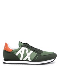 Chaussures de sport olive Armani Exchange