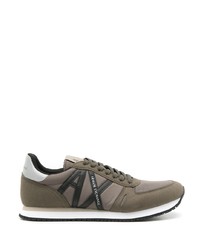 Chaussures de sport olive Armani Exchange