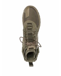 Chaussures de sport olive Balmain