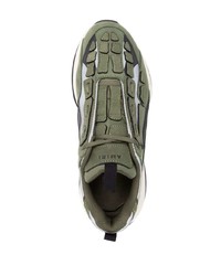 Chaussures de sport olive Amiri