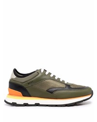 Chaussures de sport olive BOSS