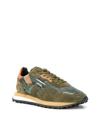 Chaussures de sport olive Ghoud