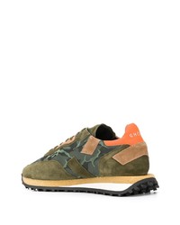 Chaussures de sport olive Ghoud