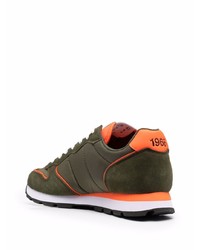 Chaussures de sport olive Sun 68