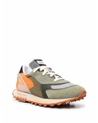 Chaussures de sport olive RUN OF