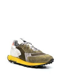 Chaussures de sport olive RUN OF