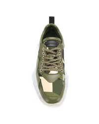 Chaussures de sport olive Jimmy Choo