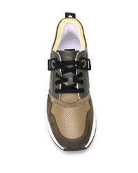 Chaussures de sport olive Diesel