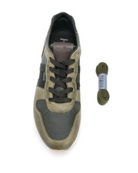 Chaussures de sport olive Hogan