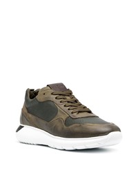 Chaussures de sport olive Hogan