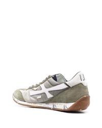 Chaussures de sport olive Premiata