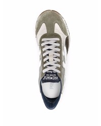 Chaussures de sport olive Premiata