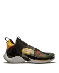 Chaussures de sport olive Jordan