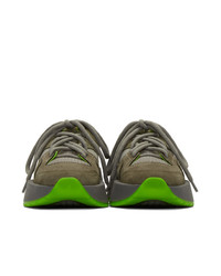 Chaussures de sport olive MM6 MAISON MARGIELA