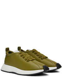 Chaussures de sport olive Giuseppe Zanotti