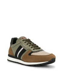 Chaussures de sport olive Bally