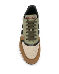 Chaussures de sport olive Bally