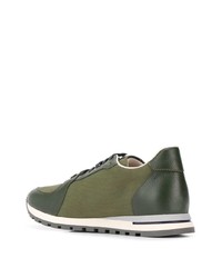 Chaussures de sport olive Canali