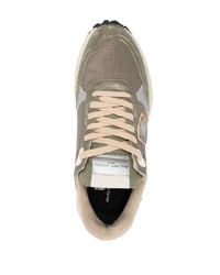 Chaussures de sport olive Philippe Model Paris