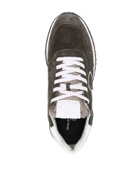 Chaussures de sport olive Philippe Model Paris