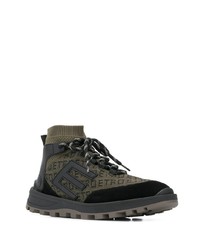 Chaussures de sport olive Etro