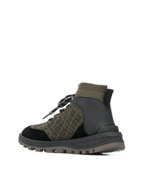 Chaussures de sport olive Etro