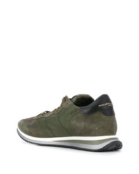 Chaussures de sport olive Philippe Model