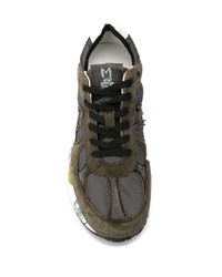 Chaussures de sport olive Premiata