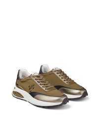 Chaussures de sport olive Jimmy Choo